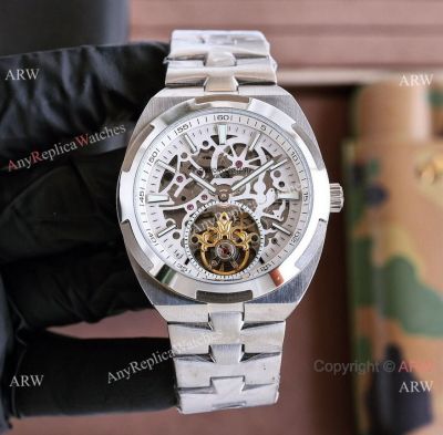 High Quality Vacheron Constantin Tourbillon Overseas Watches Stainless Steel Case